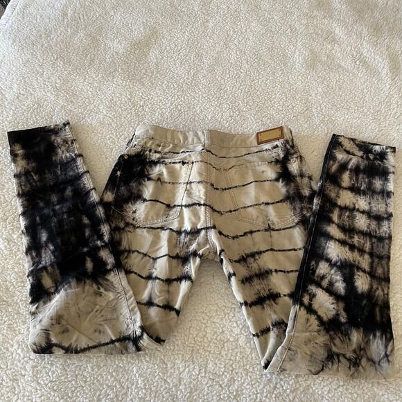 Y2K Zara Woman Tie-Dye Skinny Jeans Paris Boho Stretch Denim Size 6 ! - Picture 10 of 10